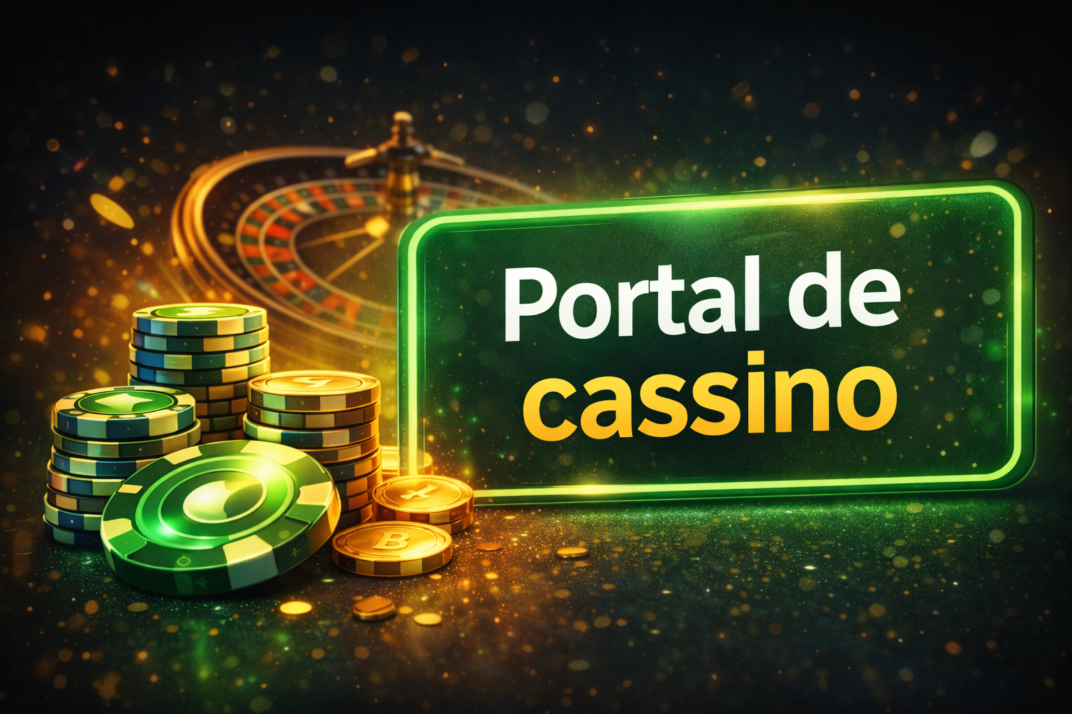 imagem de portal com áreas de cassino